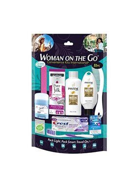 Womens Travel Toiletries Kit 11 Piece TSA Approved Shampoo Conditioner Set